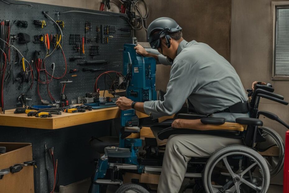 電動輪椅維修時確保操作安全的措施