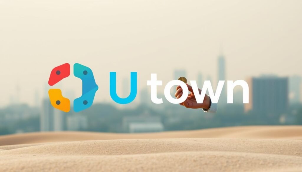 A serene landscape with the UTown logo prominently displayed in the foreground, surrounded by a calming, minimalist environment. The logo is crafted with precision, its colors and shapes conveying a sense of security and reliability. In the middle ground, a person is carefully handling USDT coins, their movements fluid and deliberate, highlighting the importance of proper USDT usage. The background features a soft, blurred cityscape, suggesting the integration of USDT into daily urban life. The overall mood is one of tranquility and confidence, inviting the viewer to consider the safe and responsible utilization of USDT. A serene landscape with the UTown logo prominently displayed in the foreground, surrounded by a calming, minimalist environment. The logo is crafted with precision, its colors and shapes conveying a sense of security and reliability. In the middle ground, a person is carefully handling USDT coins, their movements fluid and deliberate, highlighting the importance of proper USDT usage. The background features a soft, blurred cityscape, suggesting the integration of USDT into daily urban life. The overall mood is one of tranquility and confidence, inviting the viewer to consider the safe and responsible utilization of USDT.