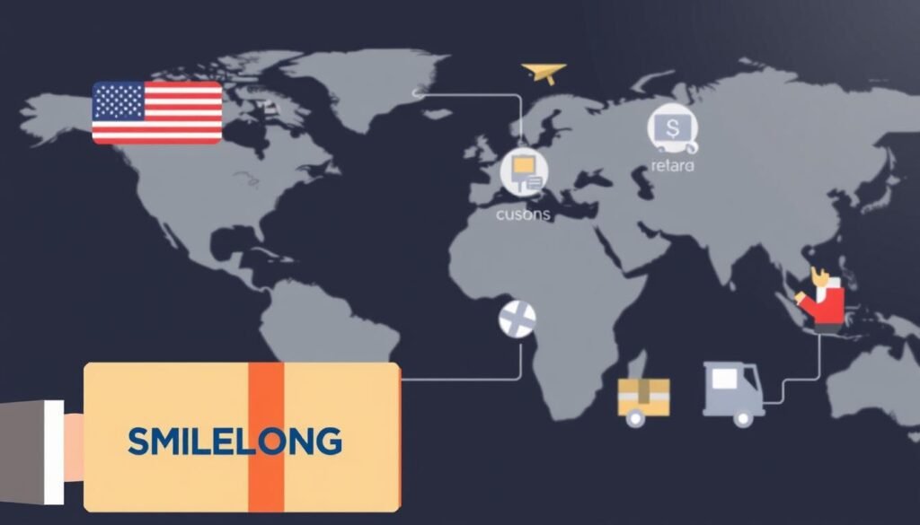 美國代買轉寄服務示意圖 美國代買轉寄服務示意圖